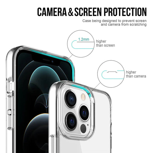 Apple iPhone X/XS/XR/XS Max SPACE Transparent Rugged Clear Shockproof Case Cover - Polar Tech Australia