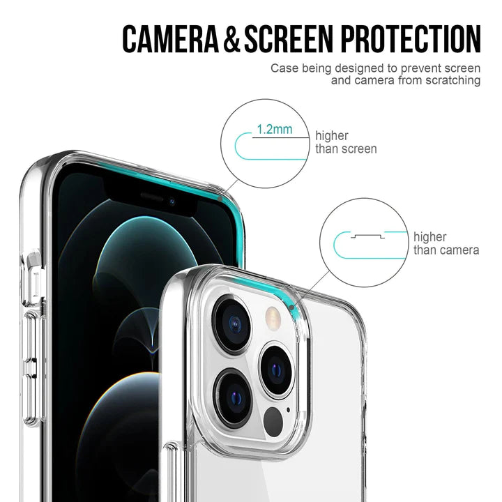 Cargue la imagen en el visor de la galería, Apple iPhone 14/14 Plus/14 Pro/14 Pro Max SPACE Transparent Rugged Clear Shockproof Case Cover - Polar Tech Australia
