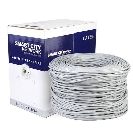 Cat5E 305M 1000ft UTP Ethernet LAN Network Wire CCTV Internet Cable - Polar Tech Australia