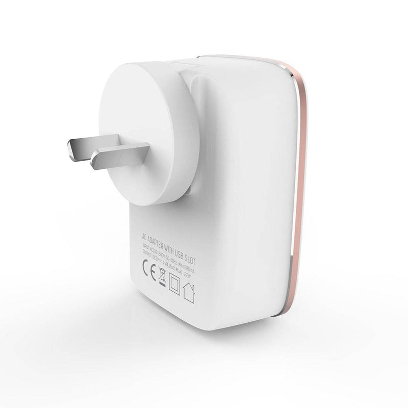 Cargue la imagen en el visor de la galería, [Clearance] 1Tech-One 4-Port USB Wall Charger 4.4A USB Adaptor (AU plug) - Polar Tech Australia
