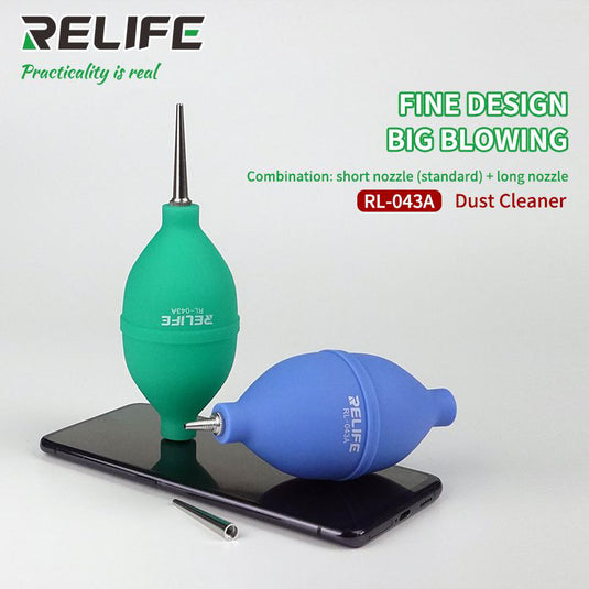 [RL-043A] Relife 2 In 1 Phone Repair Dust Cleaner Air Blower Ball Cleaning Pen for Phone PCB PC Keyboard Dust Removing Camera Lens Cleaning - Polar Tech Australia