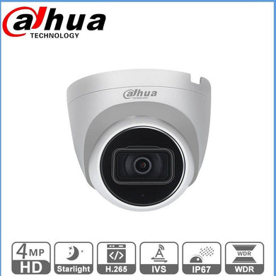 [IPC-HDW1431T1-A-S4] Dahua 4MP PoE Turret IPC-HDW2433T-A Eyeball Dome Built-in Mic IP Camera - Polar Tech Australia