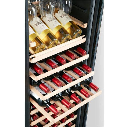 [Dual Zone][120 Bottle][450BJP] Vinocave Stainless Steel Freestanding Wine Refrigerator Cooler Fridge - Polar Tech Australia