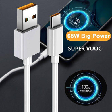 Genuine OPPO Find X2 / X3 Pro 65W 5A SuperVOOC Super Fast Type-C USB-C Charging Data Cable - Polar Tech Australia