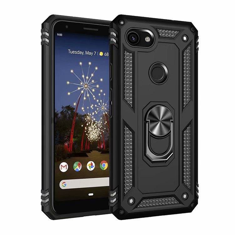 Load image into Gallery viewer, Google Pixel 3A / 3A XL Armor Shield Heavy Duty Magnet Ring Holder Drop Proof Case - Polar Tech Australia
