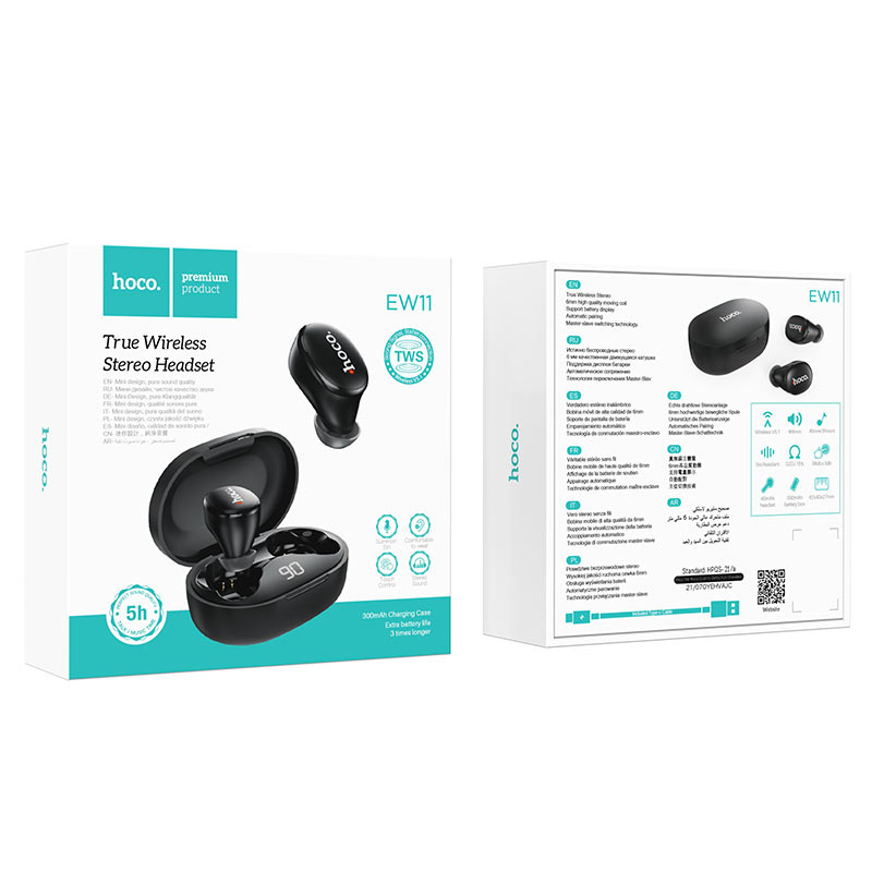 Cargue la imagen en el visor de la galería, [EW11] HOCO TWS Bluetooth 5.1 Intelligent Touch Control Wireless Stereo Earphones - Polar Tech Australia
