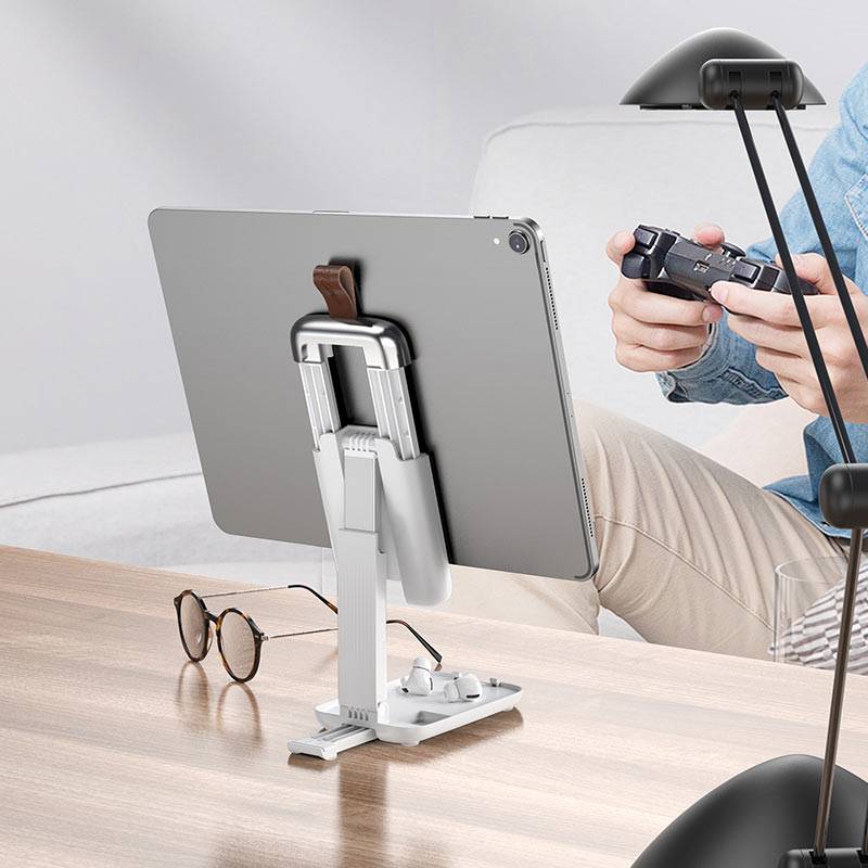 Cargue la imagen en el visor de la galería, [S28] HOCO Universal Foldable Adjustable Desktop Phone &amp; Tablet Holder  4.7&quot;-14&quot; - Polar Tech Australia
