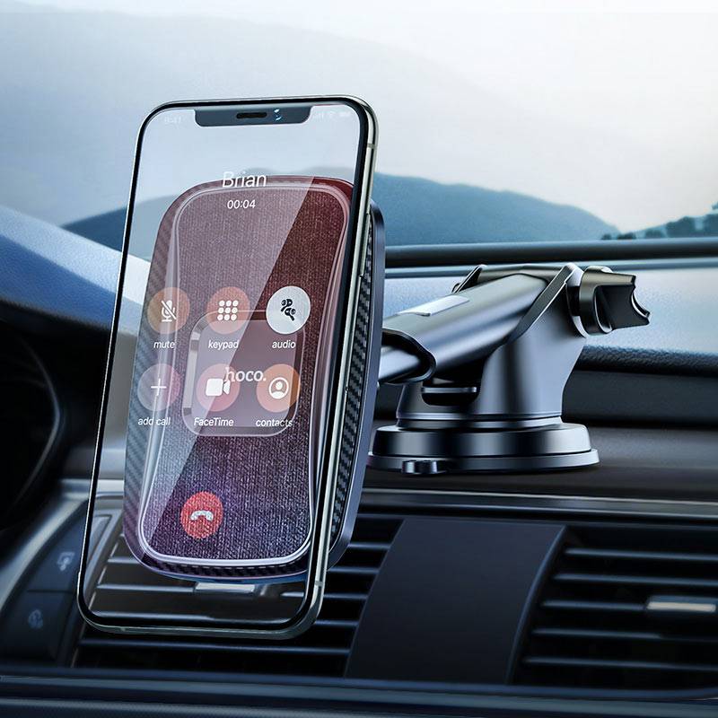 Cargue la imagen en el visor de la galería, [CA75] HOCO Universal QI 15W Wireless Charging Magnet Aircon Flow Dashboard Phone Holder - Polar Tech Australia
