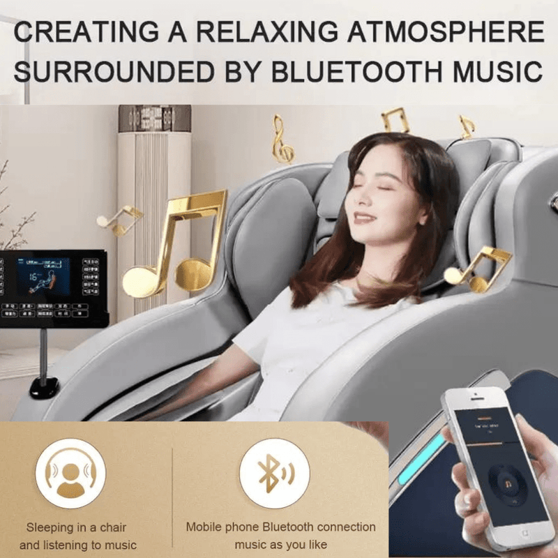 Cargue la imagen en el visor de la galería, [i-8][LCD Touch Screen][Bluetooth Speaker Version] Luxury iMassage 9D Full-body Multi-function Zero-Gravity Massage Chair - Polar Tech Australia
