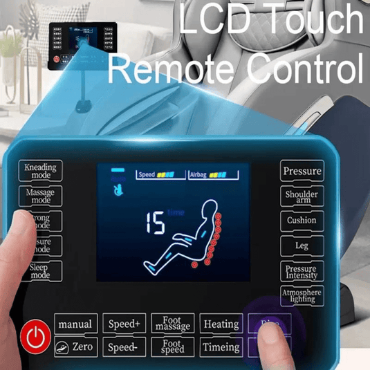 [i-8][LCD Touch Screen][Bluetooth Speaker Version] Luxury iMassage 9D Full-body Multi-function Zero-Gravity Massage Chair - Polar Tech Australia