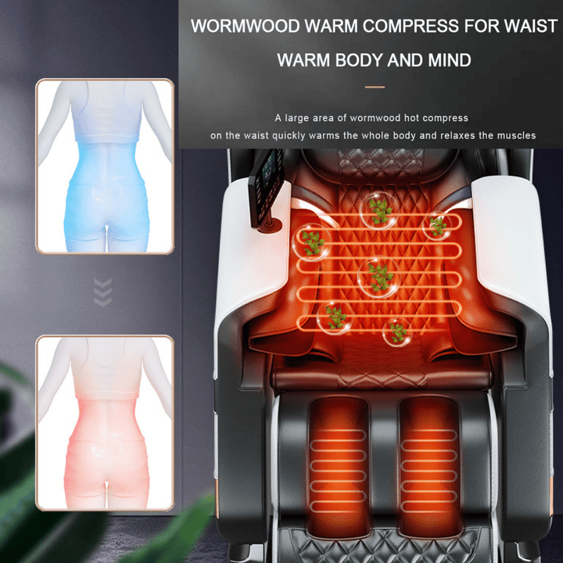 Cargue la imagen en el visor de la galería, [i-8][LCD Touch Screen][Bluetooth Speaker Version] Luxury iMassage 9D Full-body Multi-function Zero-Gravity Massage Chair - Polar Tech Australia
