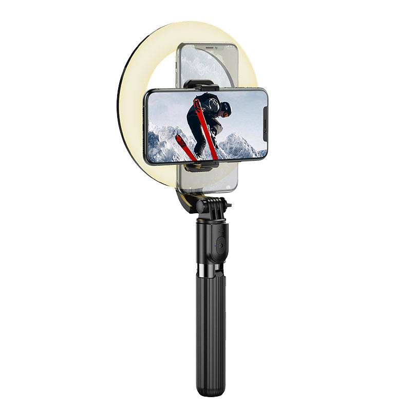 Cargue la imagen en el visor de la galería, [LV03 Plus] HOCO Universal LED Light Live broadcast Stand Mobile Phone Mount Holder - Polar Tech Australia
