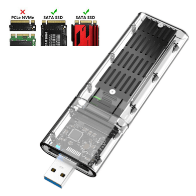 M.2 SATA SSD to USB 3.0 External Hard Drive Adapter Reader Data Recovery - Polar Tech Australia