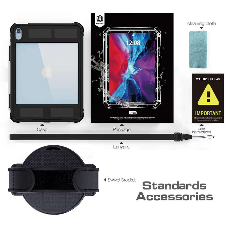 Chargez l&#39;image dans la visionneuse de la galerie, Apple iPad 10th 2022 10.9&quot; Shellbox Waterproof Heavy Duty Lifeproof Style Case - Polar Tech Australia
