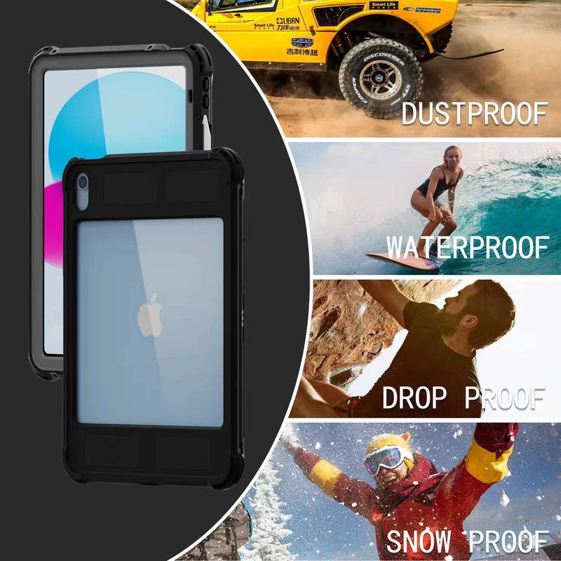 Chargez l&#39;image dans la visionneuse de la galerie, Apple iPad 10th 2022 10.9&quot; Shellbox Waterproof Heavy Duty Lifeproof Style Case - Polar Tech Australia
