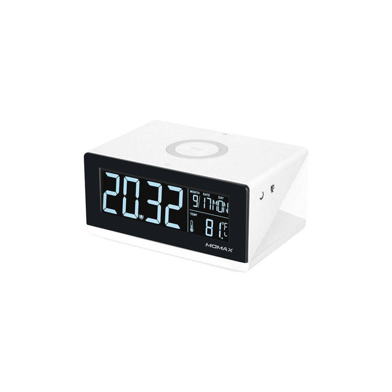 Chargez l&#39;image dans la visionneuse de la galerie, Momax QClock 10W Digita Alarm Clock Built-in Wireless Charger - Polar Tech Australia
