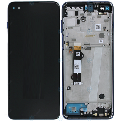 [With frame] Motorola Moto G 5G Plus (XT2075-3) LCD Touch Screen Assembly - Polar Tech Australia