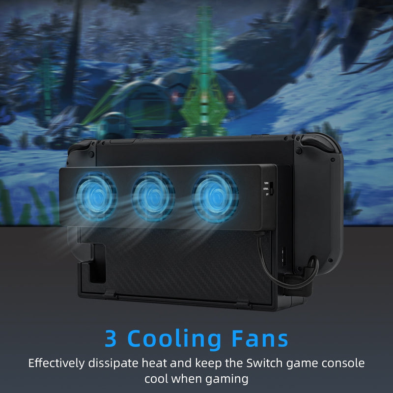 Load image into Gallery viewer, Nintendo Switch &amp; Cooling Fan Stand Dock - Polar Tech Australia
