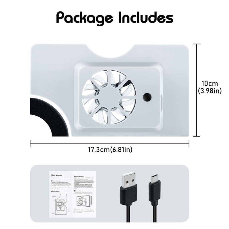 Load image into Gallery viewer, Nintendo Switch OLED Dock Cooling Fan Stand - Polar Tech Australia
