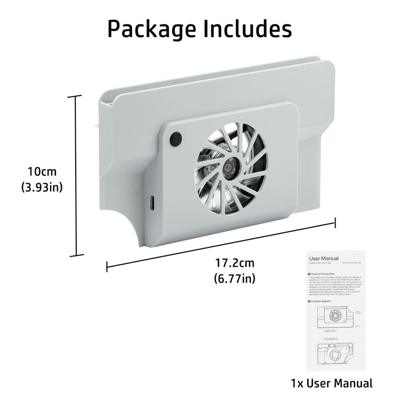 Chargez l&#39;image dans la visionneuse de la galerie, Nintendo Switch OLED Dock Cooling Fan with Game Card Storage - Polar Tech Australia
