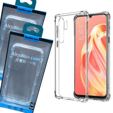 OPPO A91 (CPH2001, CPH2021) - Clear Shock Absorbing Transparent Heavy Duty Protective Case - Polar Tech Australia