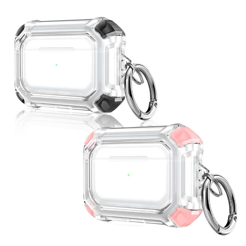 Chargez l&#39;image dans la visionneuse de la galerie, AirPods 3 Transparent Heavy Duty Protecive Case With Key Ring - Polar Tech Australia
