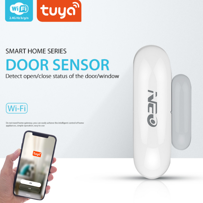 Chargez l&#39;image dans la visionneuse de la galerie, [TUYA Smart Home] NEO Wireless  Door &amp; Window Open/Closed Detector Magnetic Switch Sensor Smart Home Security Alarm - Polar Tech Australia
