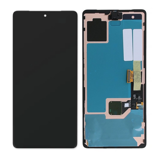 [With Bezel Frame and Fingerprint Sensor] Google Pixel 6 (GB7N6) - LCD Touch Digitizer Screen Display Assembly - Polar Tech Australia