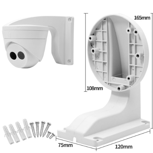 [1258B] Universal Waterproof CCTV Dome Camera Wall Mount Bracket Holder - Polar Tech Australia