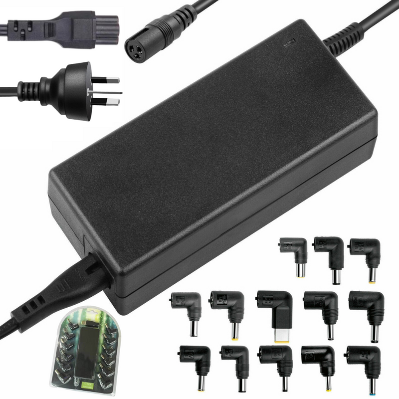 Load image into Gallery viewer, [13 Tips][Max 90W][AU Plug] Universal HP Dell ASUS Acer Toshiba Fujitsu AC Power Adapter Laptop Charger - Polar Tech Australia
