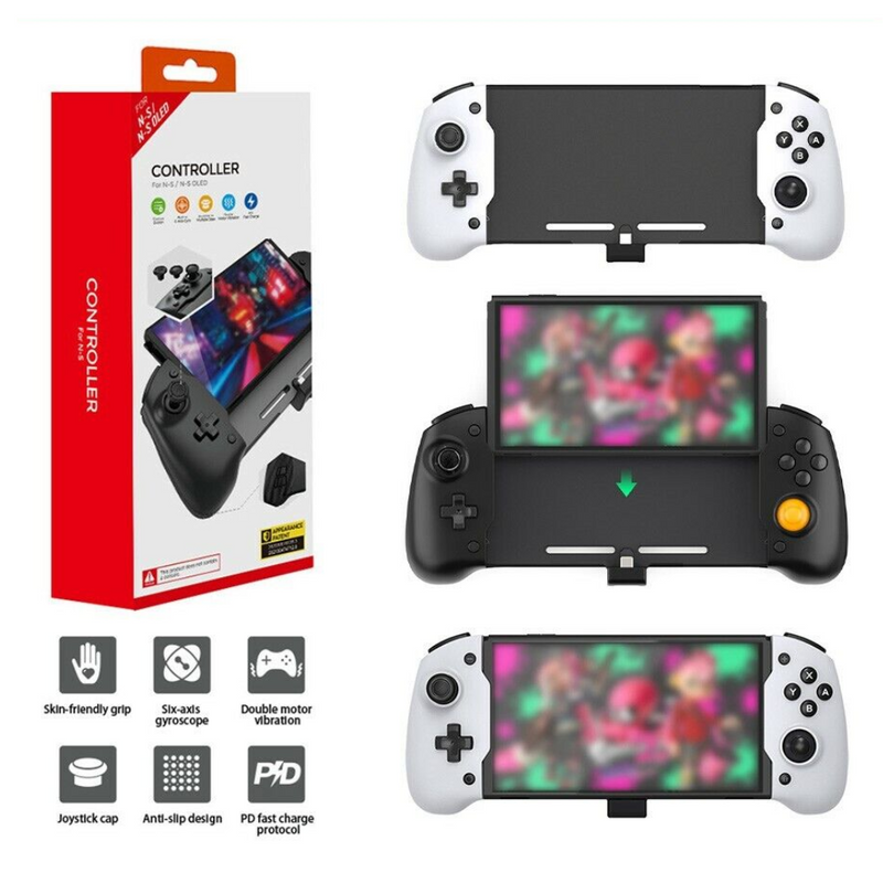 Load image into Gallery viewer, Nintendo Switch &amp; Switch OLED - DOBE Controller Handheld Grip Double Motor Vibration - Polar Tech Australia
