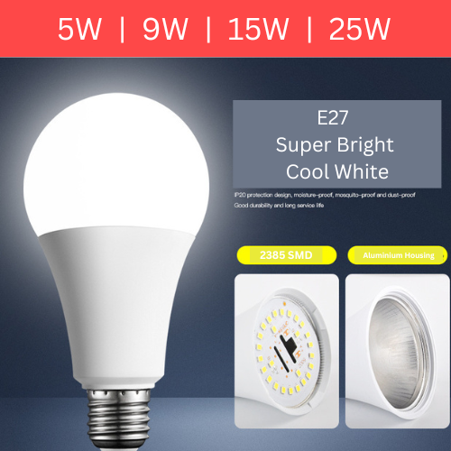 Chargez l&#39;image dans la visionneuse de la galerie, Super Bright Home Kitchen bathroom Living Room 5W 9W 15W 25W LED Light Bulbs Lamp E27 Head - Polar Tech Australia
