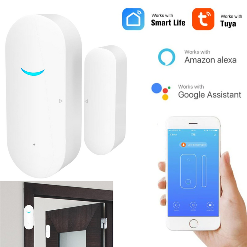 Chargez l&#39;image dans la visionneuse de la galerie, [TUYA Smart Home] Battery Powdered Door &amp; Window Sensor Alarm Burglary Detector Home Security - Polar Tech Australia
