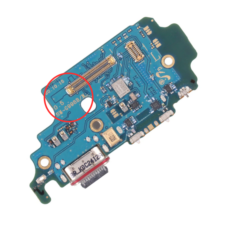 Chargez l&#39;image dans la visionneuse de la galerie, Samsung Galaxy S21 Ultra 5G (G998) Charging Port / Sim Reader / Mic Sub Board - Polar Tech Australia
