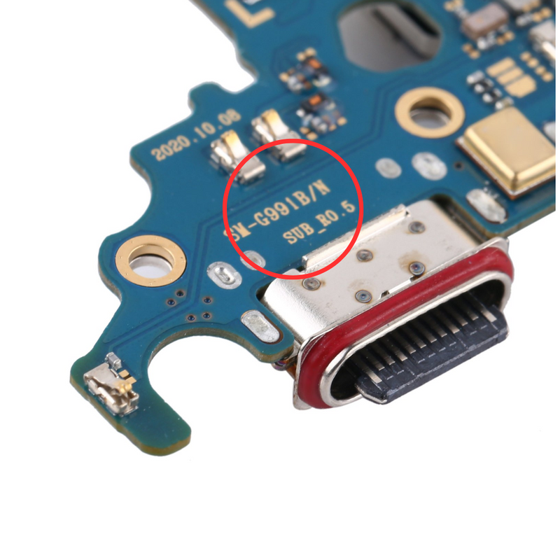 Cargue la imagen en el visor de la galería, Samsung Galaxy S21 5G (SM-G991) Charging Port/Sim Reader/Mic Sub Board - Polar Tech Australia
