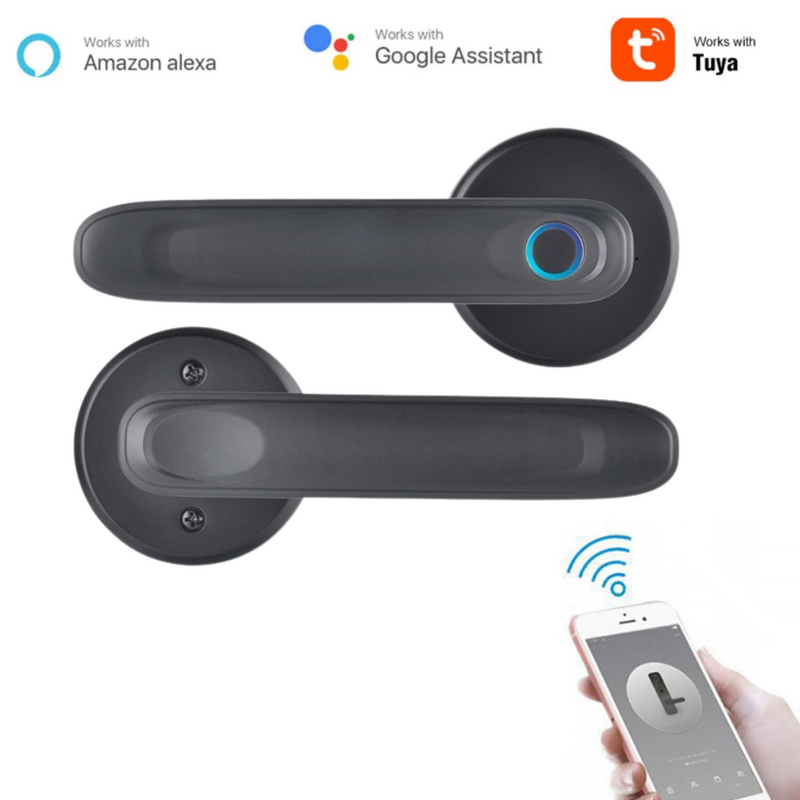 Chargez l&#39;image dans la visionneuse de la galerie, [TUYA Smart Home] Tuya Wireless Fingerprint Smart Door Lock - Polar Tech Australia
