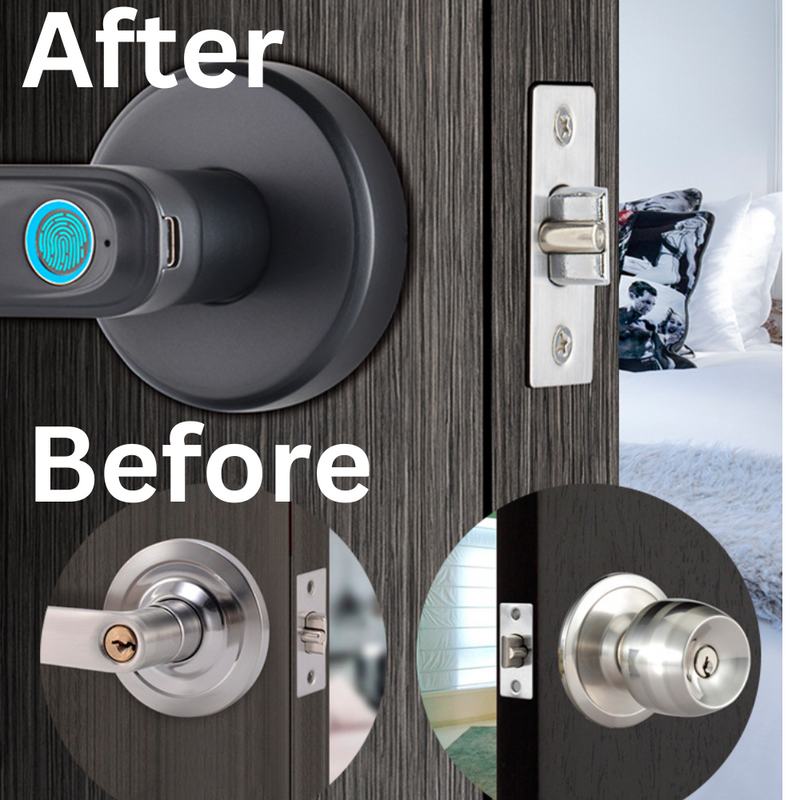 Chargez l&#39;image dans la visionneuse de la galerie, [TUYA Smart Home] Tuya Wireless Fingerprint Smart Door Lock - Polar Tech Australia
