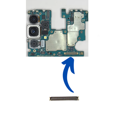 Samsung Galaxy A52 4G & 5G (SM-A525 & A526) & A52s Motherboard LCD Main Flex FPC Connector - Polar Tech Australia