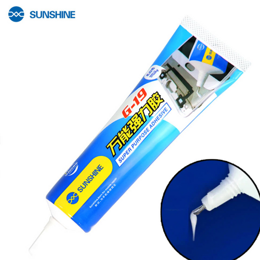 [G-19][White][50ML] SUNSHINE Mobile Phone LCD Screen Back Cover Frame Repair Glue Adhesive Seal - Polar Tech Australia