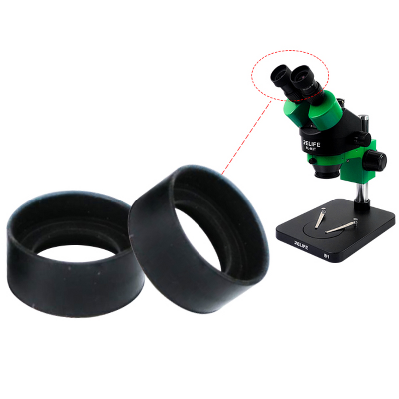 Chargez l&#39;image dans la visionneuse de la galerie, [Pair] Microscope Rubber Eyepiece Eye Covers Guards Shield - Polar Tech Australia
