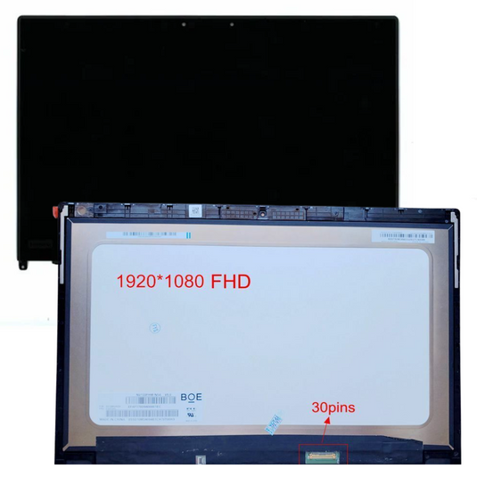 [With Frame] Lenovo Yoga X380 Yoga FHD LCD Touch Digitizer Screen Assembly - Polar Tech Australia