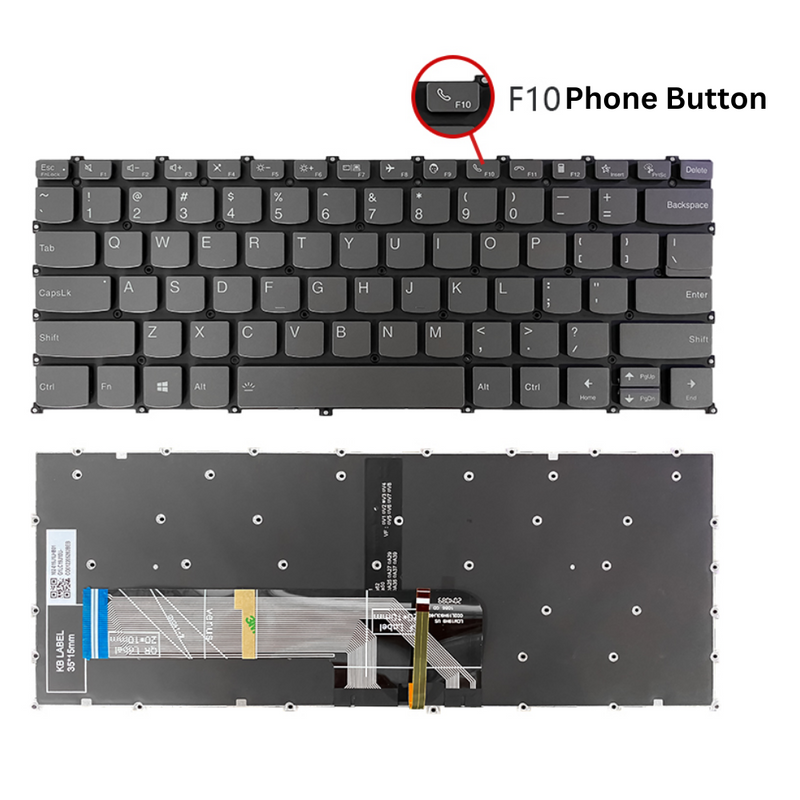 Cargue la imagen en el visor de la galería, Lenovo IdeaPad Flex 5 -14iil05 14are05 14&quot; Inch  Laptop - Replacement Keyboard With Backlit - Polar Tech Australia
