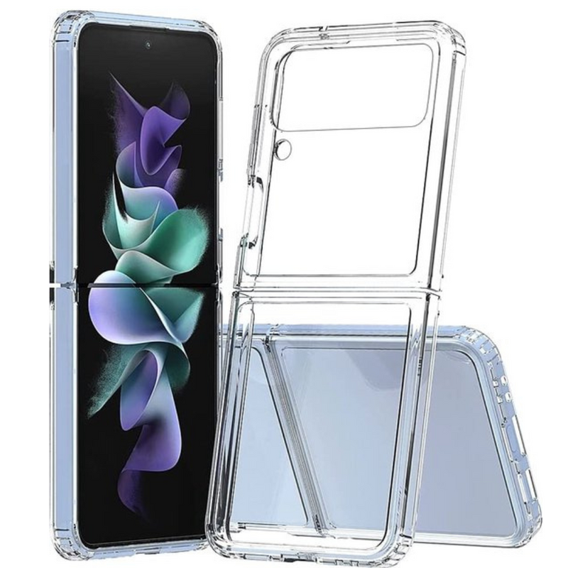 Chargez l&#39;image dans la visionneuse de la galerie, Samsung Galaxy Flip 3 (SM-F711) SPACE Transparent Rugged Clear Shockproof Case Cover - Polar Tech Australia
