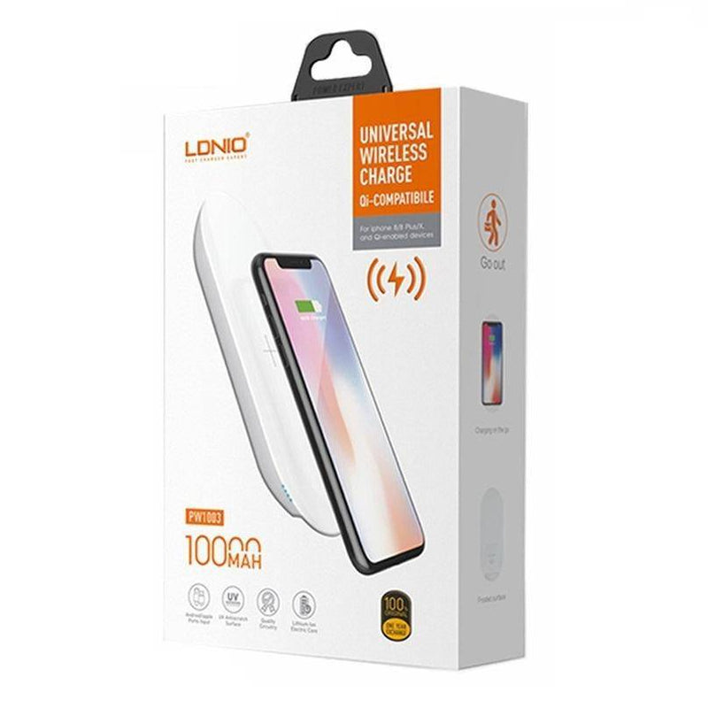 Cargue la imagen en el visor de la galería, [PW1003][10000mAh] LDNIO QI Wireless Charging Power Bank Portable Charger - Polar Tech Australia
