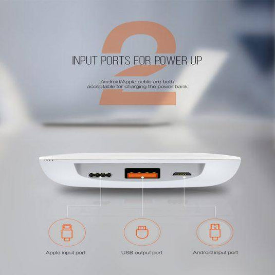 [PW1003][10000mAh] LDNIO QI Wireless Charging Power Bank Portable Charger - Polar Tech Australia