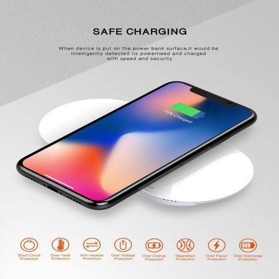 Chargez l&#39;image dans la visionneuse de la galerie, [PW1003][10000mAh] LDNIO QI Wireless Charging Power Bank Portable Charger - Polar Tech Australia
