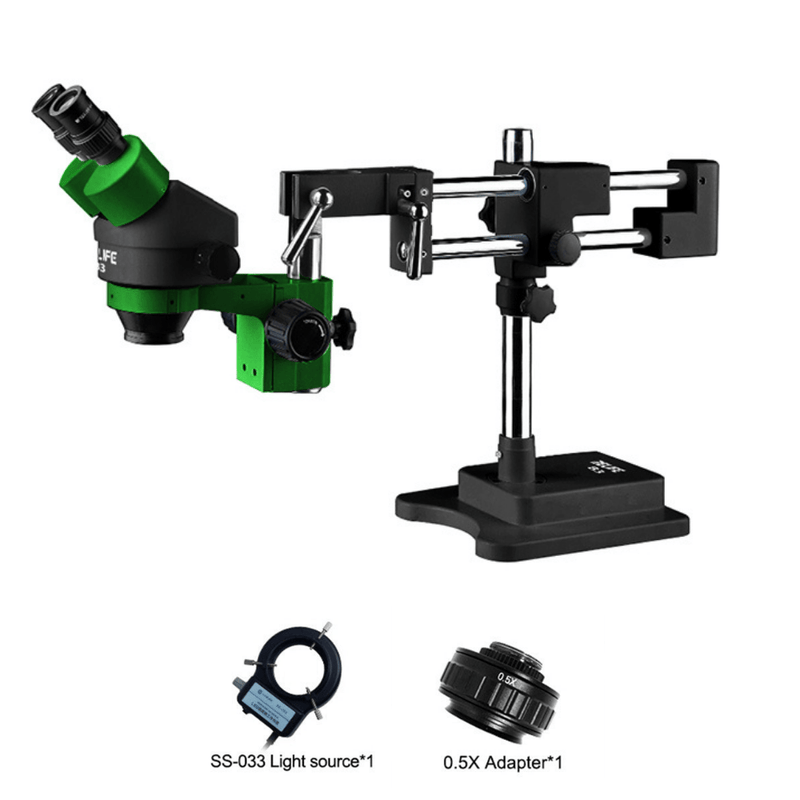 Chargez l&#39;image dans la visionneuse de la galerie, [RL-M3-STL2][360 Degree Rotation] RELIFE 0.7x - 4.5x Trinocular HD Stereo Microscope Mobile Phone PCB Motherboard Repair Tool - Polar Tech Australia
