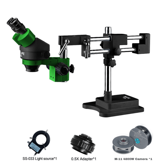 [RL-M3-STL2][360 Degree Rotation] RELIFE 0.7x - 4.5x Trinocular HD Stereo Microscope Mobile Phone PCB Motherboard Repair Tool - Polar Tech Australia