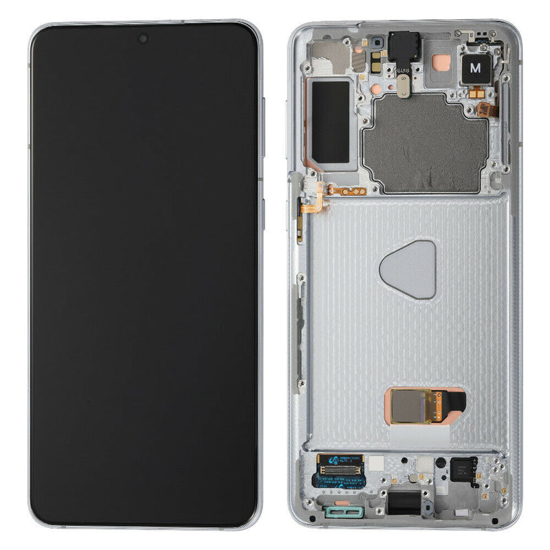 Chargez l&#39;image dans la visionneuse de la galerie, [Samsung Service Pack] Samsung Galaxy S21 (SM-G991) LCD Touch Digitizer Screen Assembly With Frame - Polar Tech Australia
