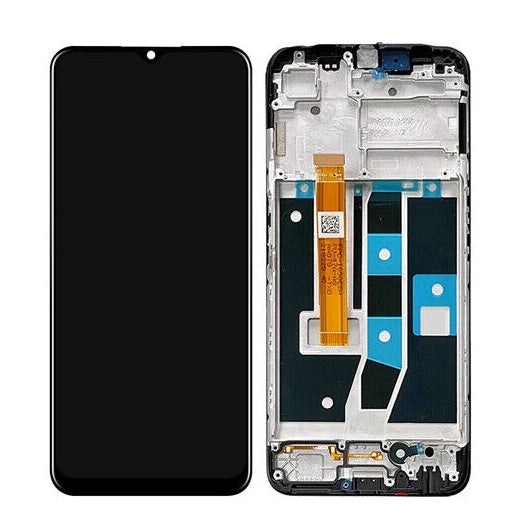 [With Frame] OPPO A57 4G 2022 / A57s 4G 2022 / A77 4G 2022 (CPH2385) - LCD Digitizer Display Touch Screen Assembly - Polar Tech Australia